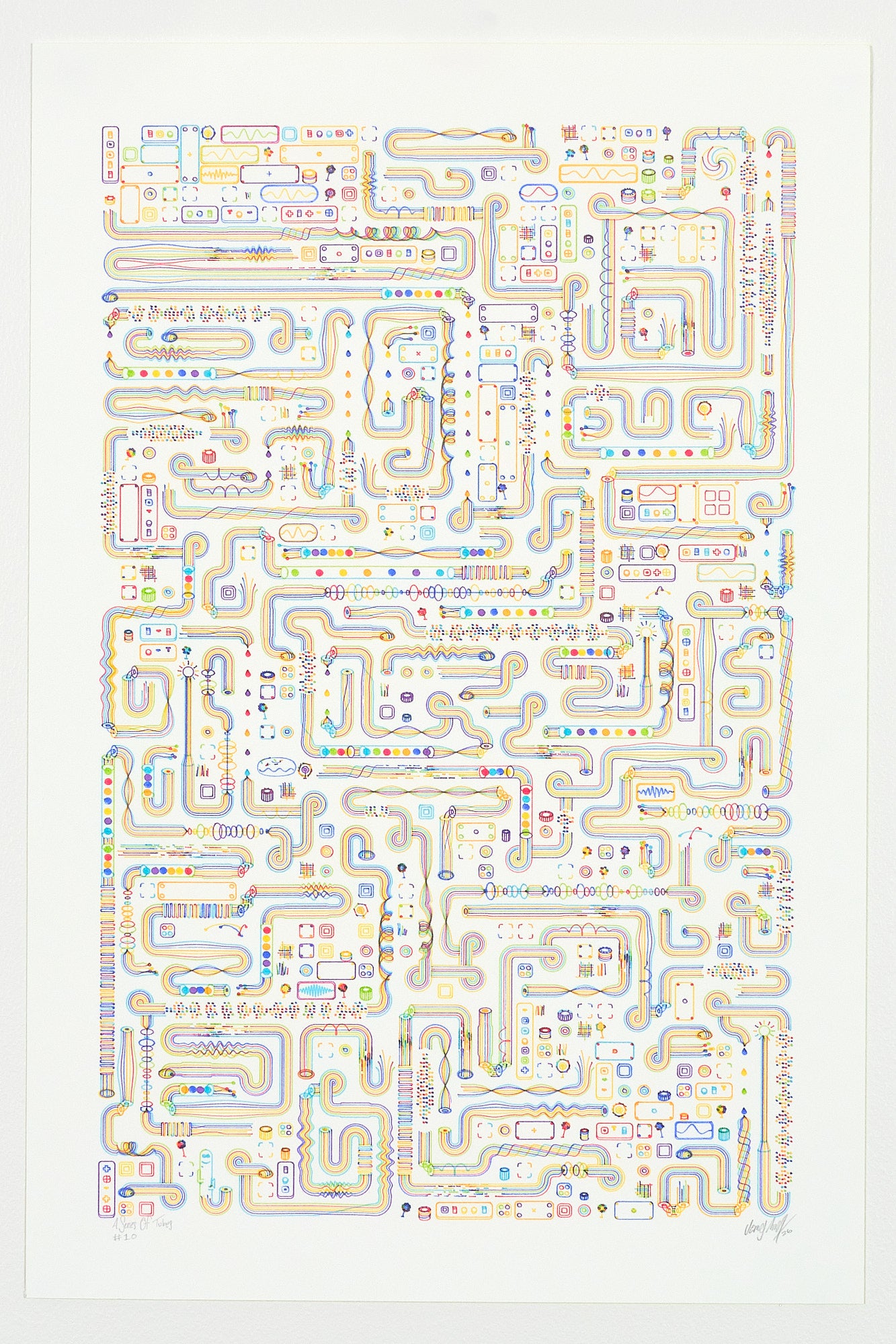 A Series Of Tubes drawings