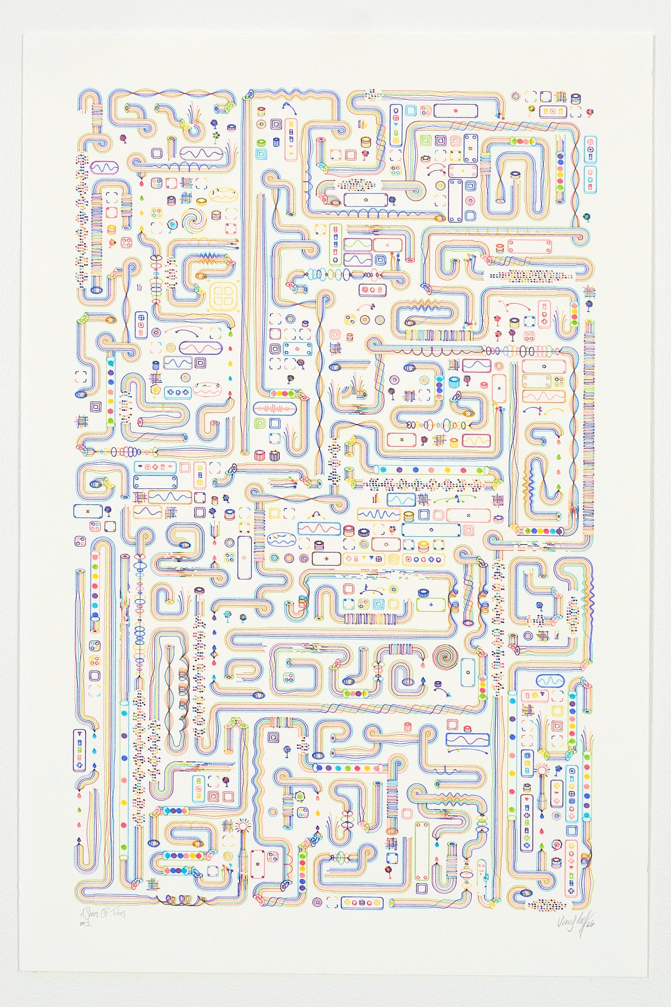 A Series Of Tubes drawings