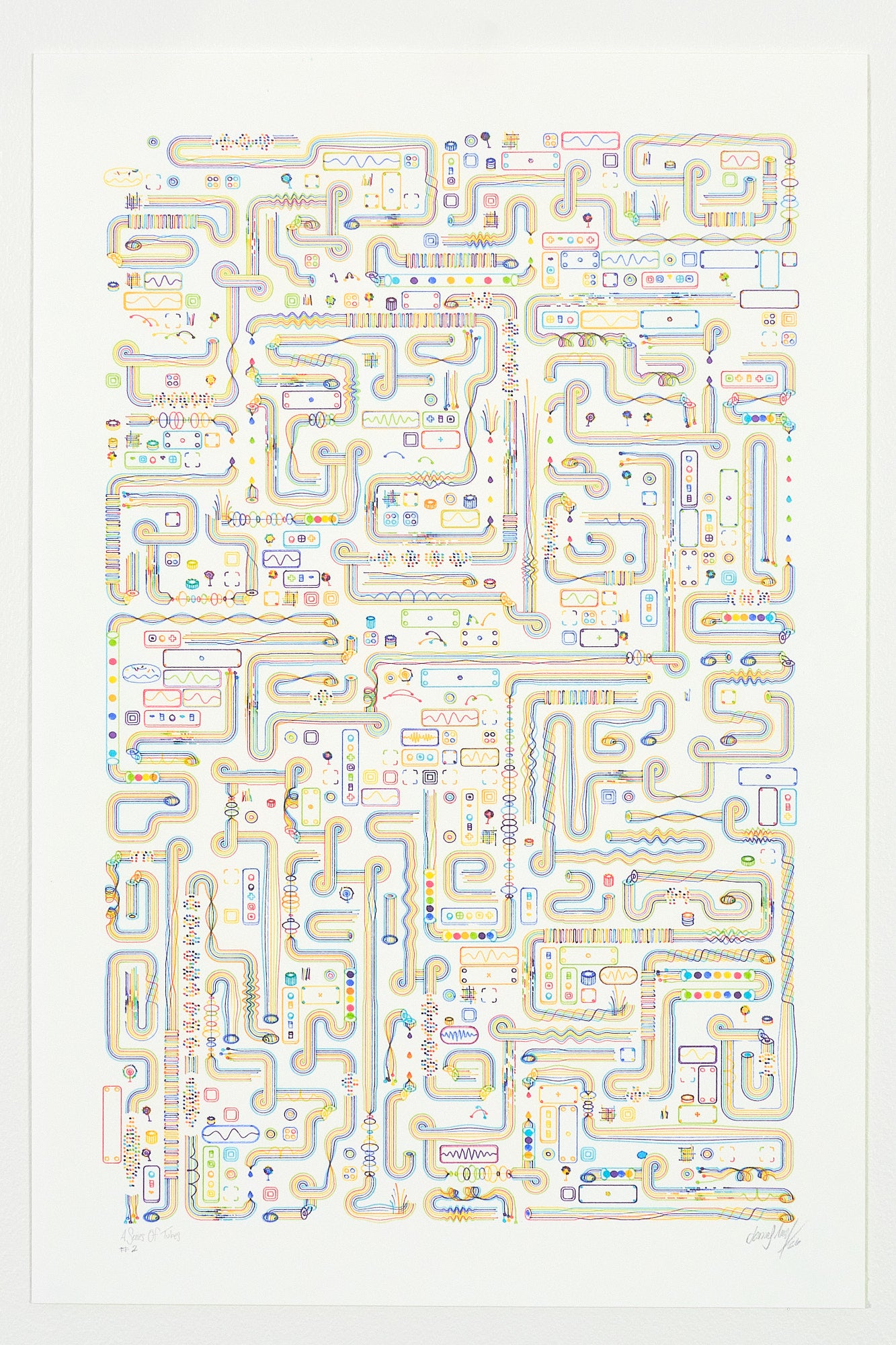 A Series Of Tubes drawings