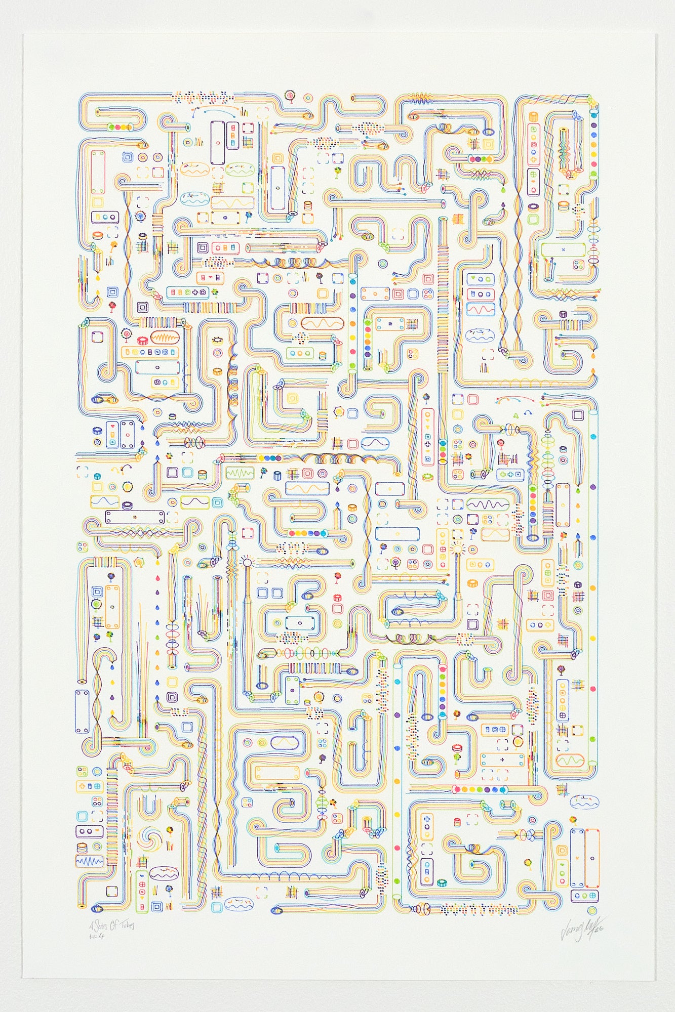 A Series Of Tubes drawings