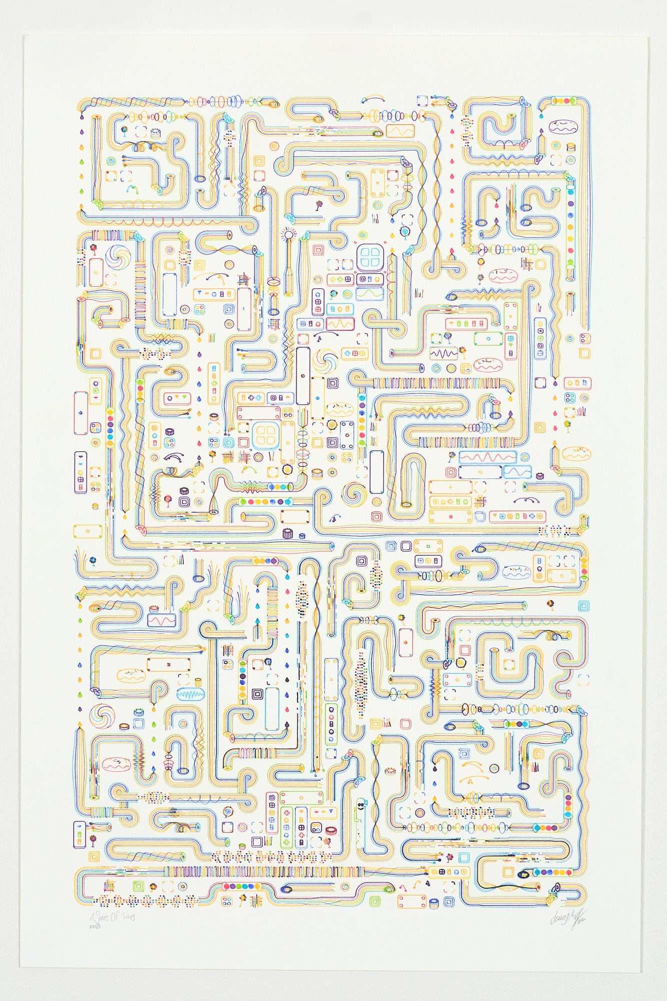 A Series Of Tubes drawings