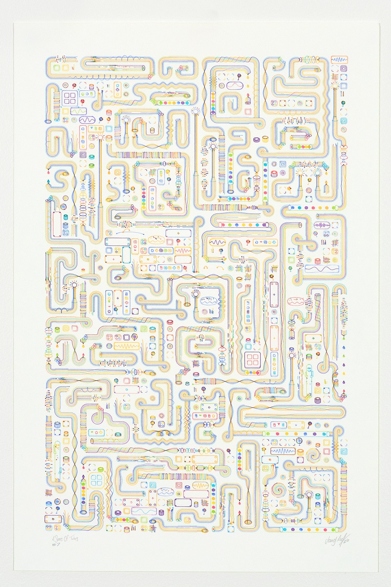 A Series Of Tubes drawings