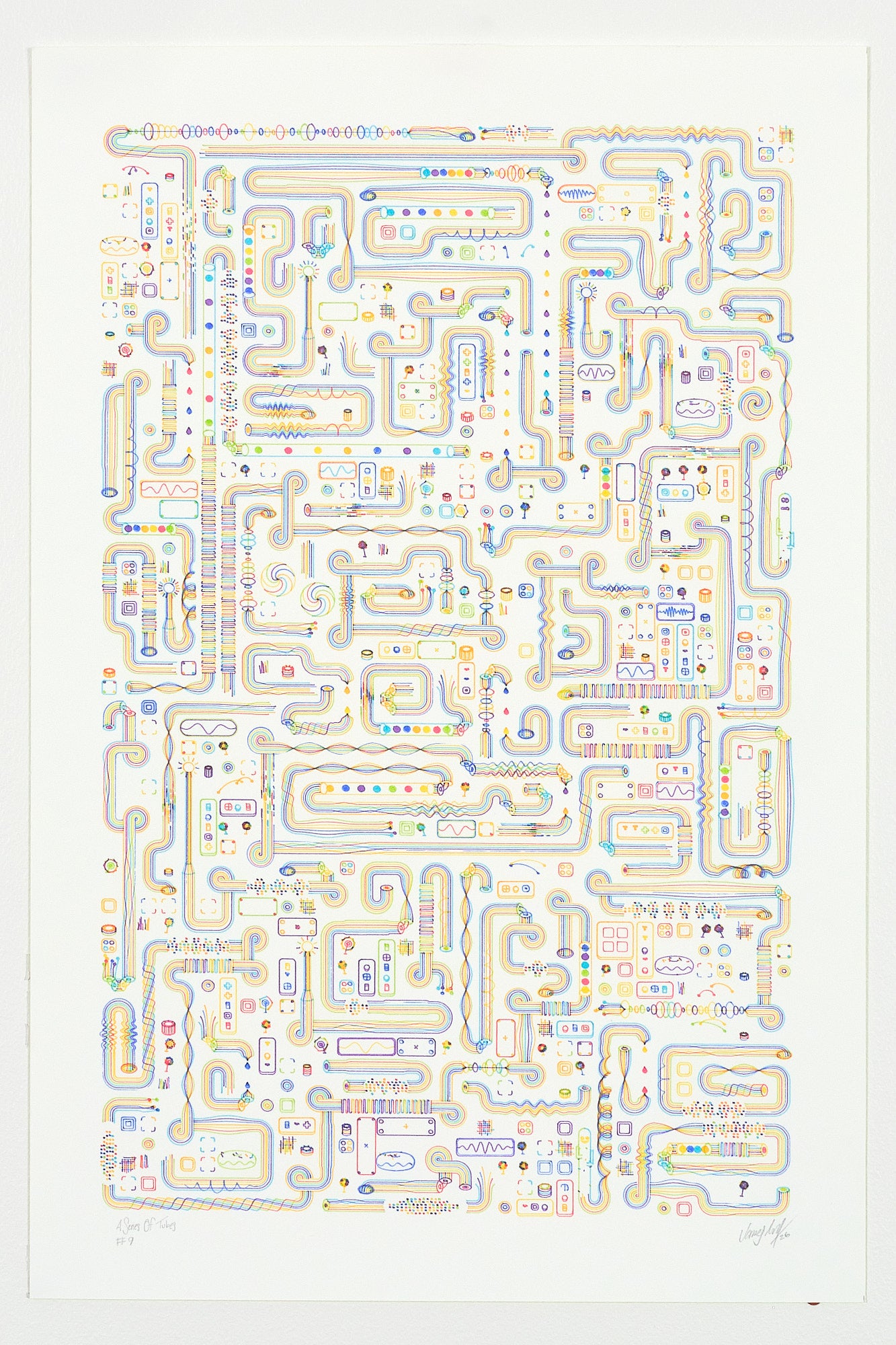 A Series Of Tubes drawings