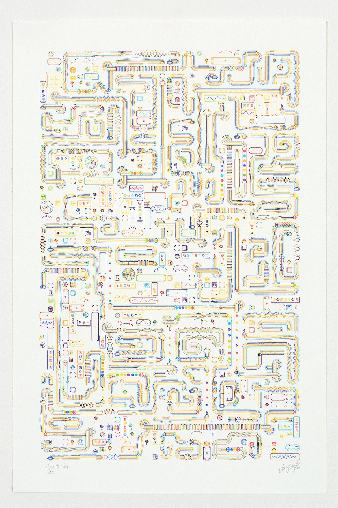A Series Of Tubes drawings