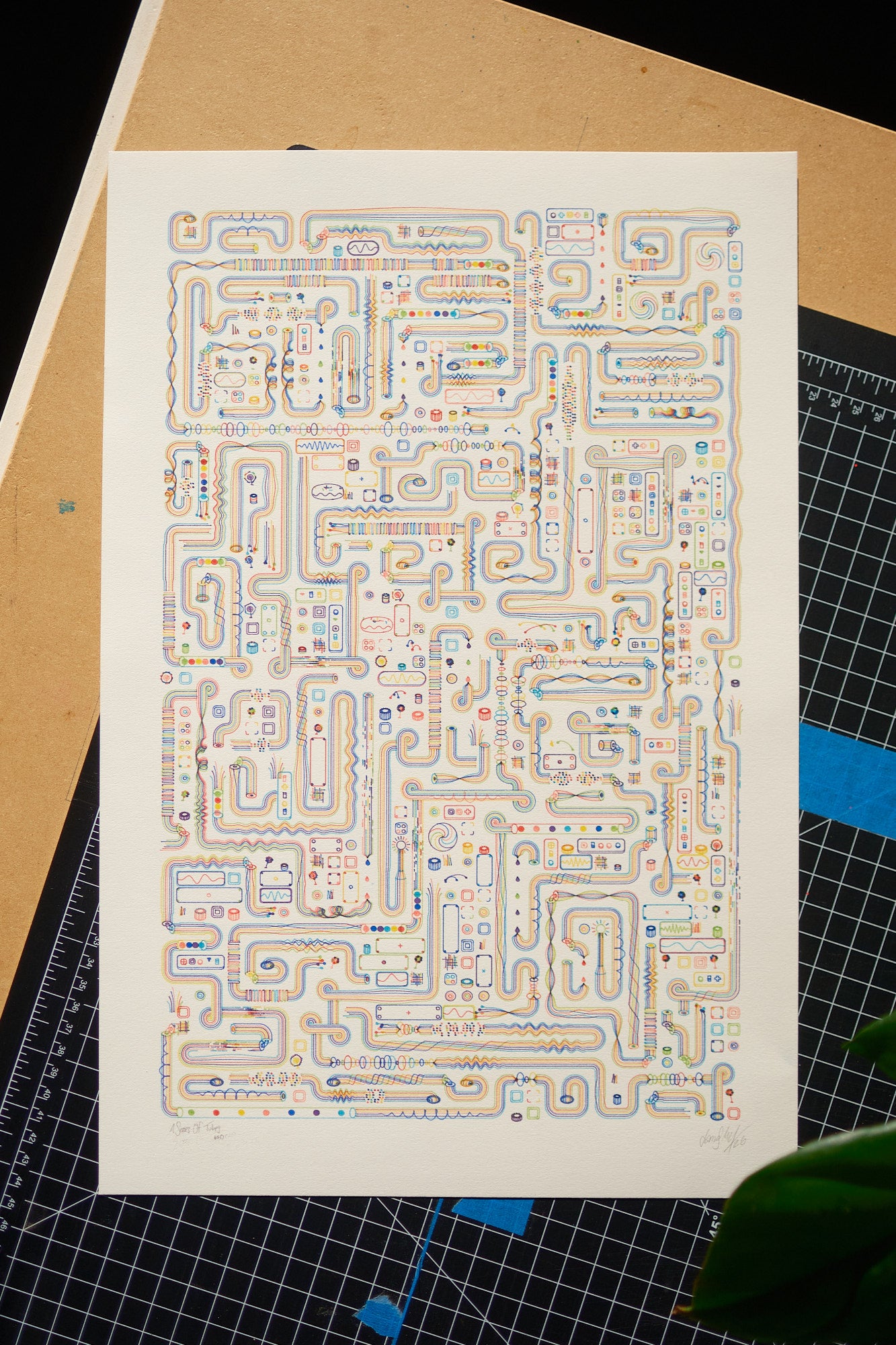 A Series Of Tubes drawings