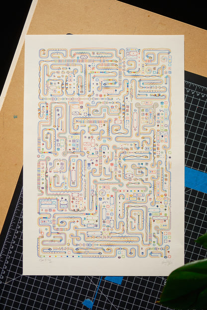 A Series Of Tubes drawings